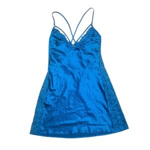 Victoria's Secret Sapphire Lace Chemise